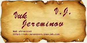 Vuk Jereminov vizit kartica